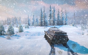 《旋转轮胎:雪地奔驰》开放世界驾驶模拟竞速新游-PC版下载