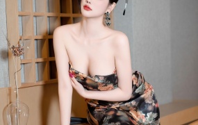 秀人网 杨晨晨 性感旗袍 开档黑丝 骚丁情趣 花絮视频【1v-732MB】