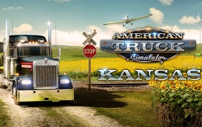 美国卡车模拟:官方中文版下载,Build.14970399+堪萨斯DLC+全DLC,百度网盘资源